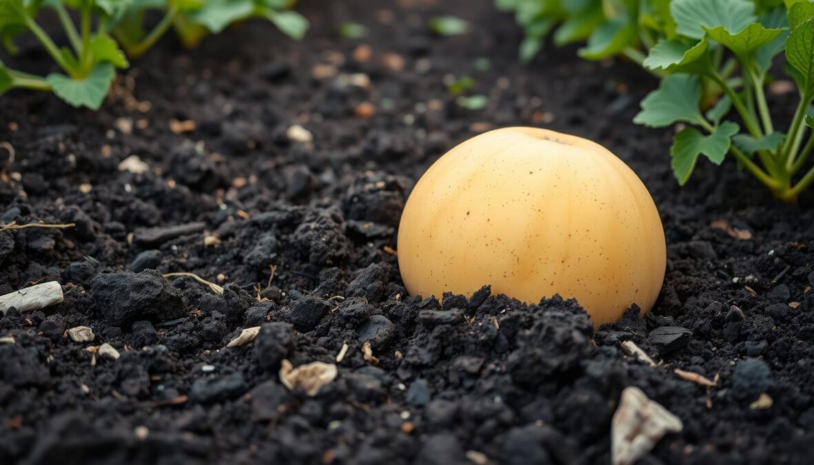 Préparation du sol pour melons jaunes