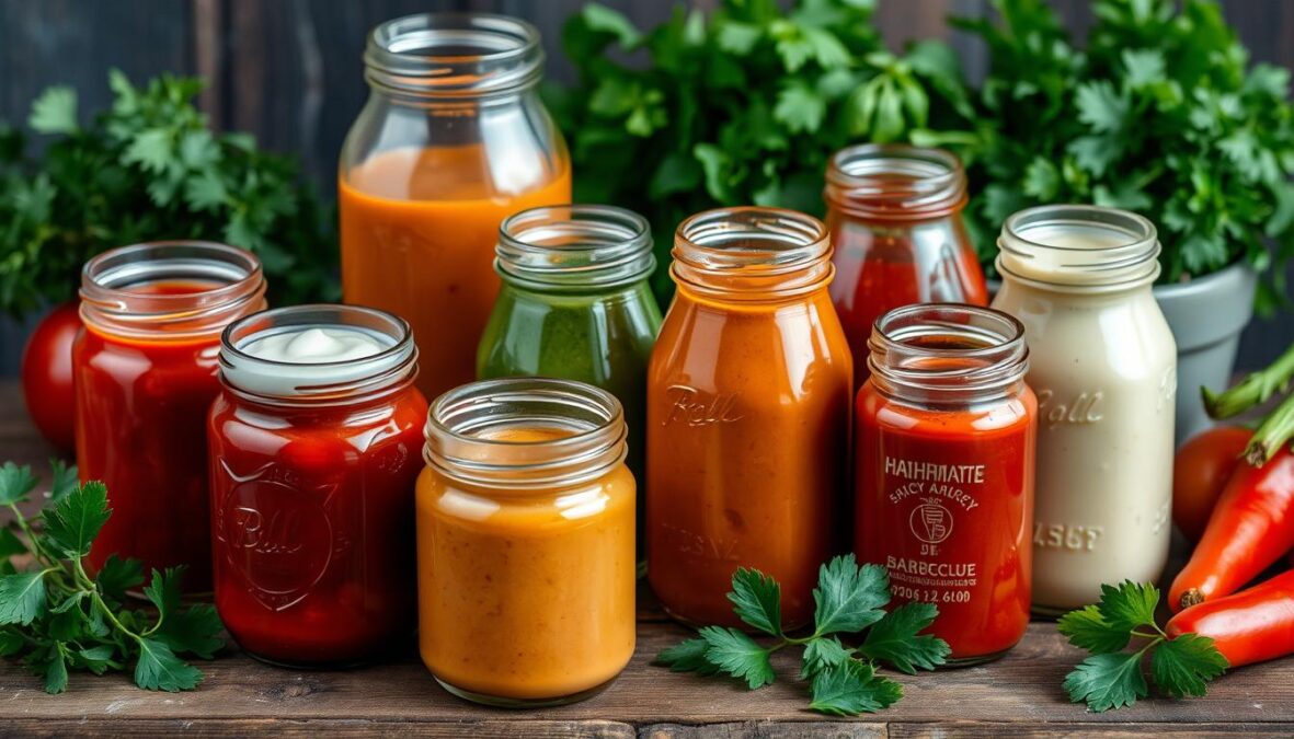 Sauces burger maison variées