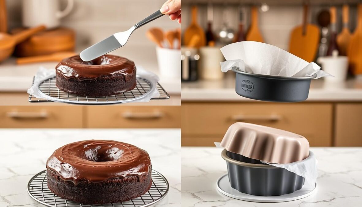 Techniques de démoulage gâteau chocolat