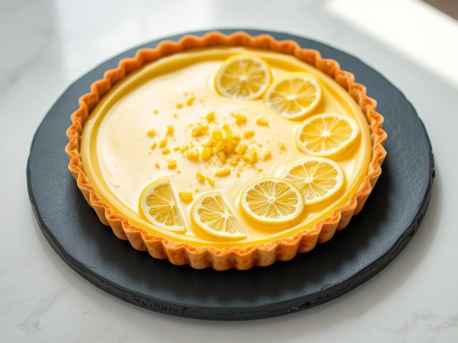 Tarte au citron version vegan sans produits animaux Tarte au citron version vegan sans produits animaux